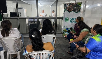 Sistema Faerr/Senar leva cozinha demonstrativa para 10ª Festa da Banana em Caroebe